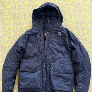 66 North Bórsmörk parka / hood, unisex, black GORE-TEX, men's size M, women's XL